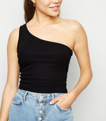 new look one shoulder top