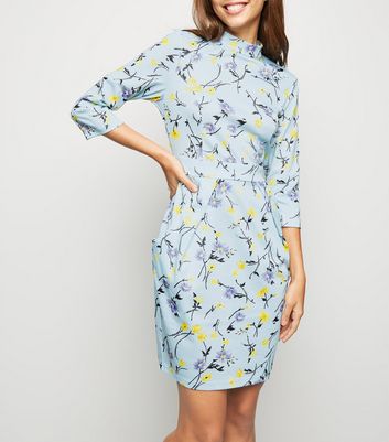 new look pale blue dress