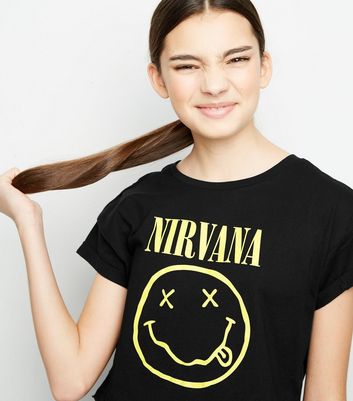 nirvana t shirt girl