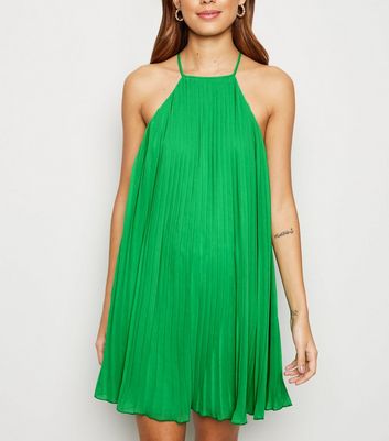 shift pleated dress