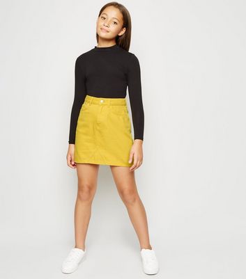 Mini skirt mustard fall - Gem