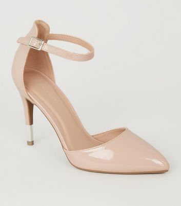nude heels new look