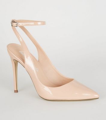 nude stiletto heels