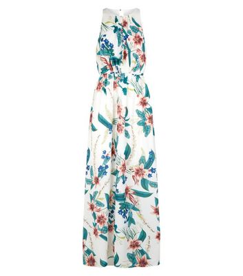 Mela White Tropical Floral Maxi Dress New Look shop for Mela White Tropical Floral Maxi Dress New Look at Shopo