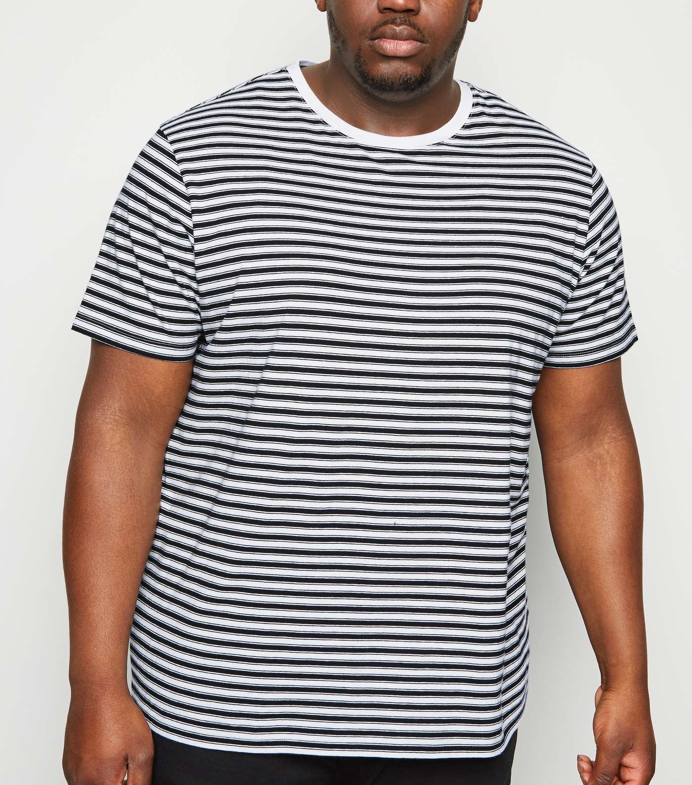 Plus Size Black Stripe T-Shirt