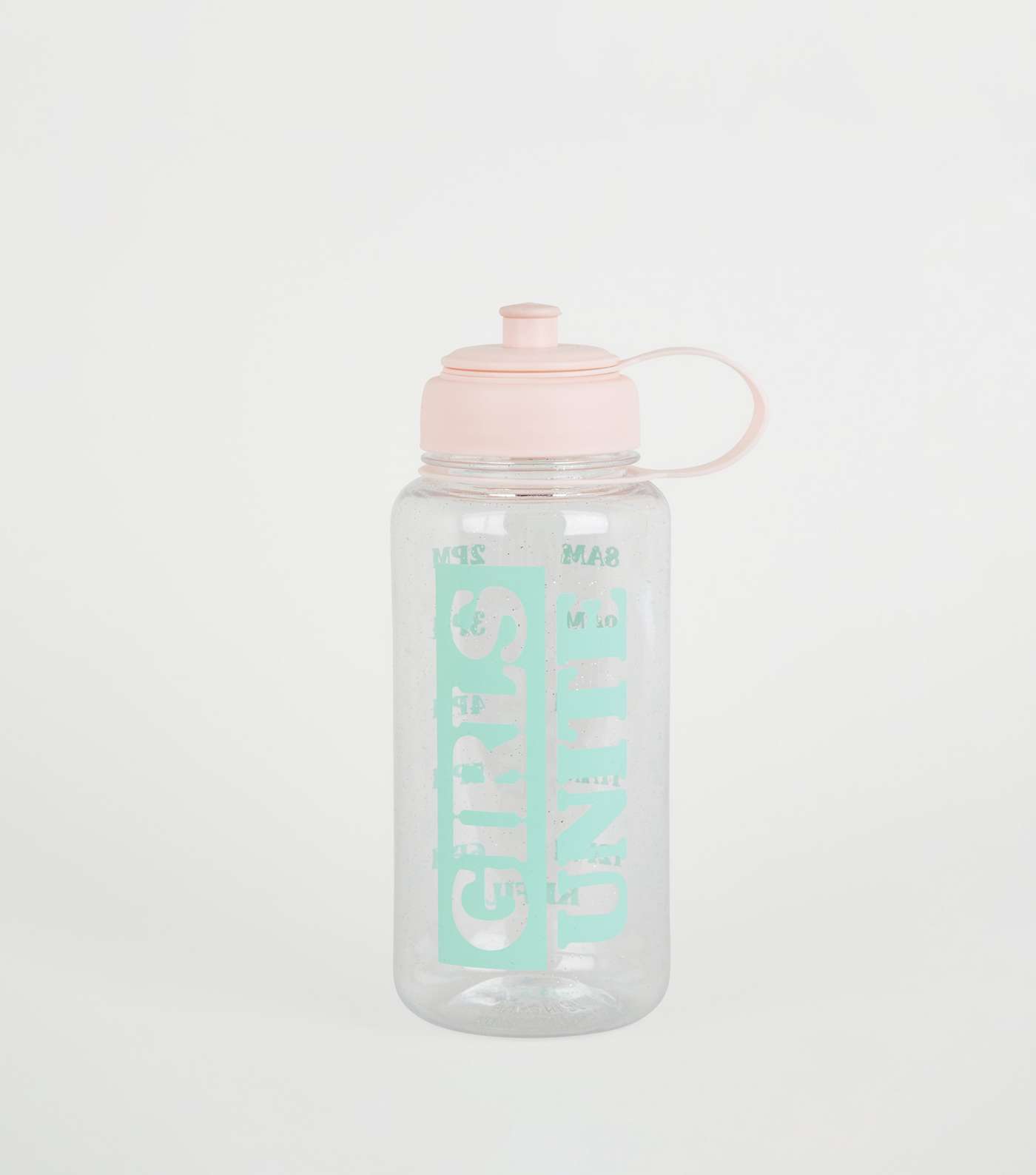 Clear Glitter Girls Unite Slogan 1 Litre Bottle