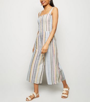 petite cream jumpsuit