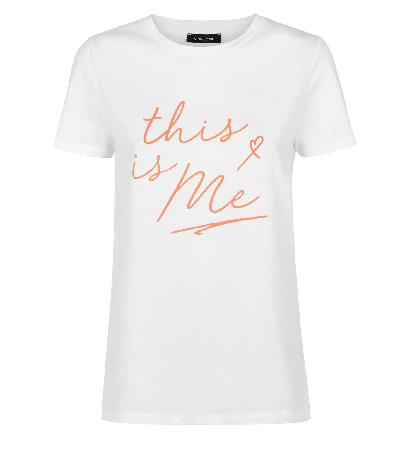 White This Is Me Slogan T-Shirt Image 4