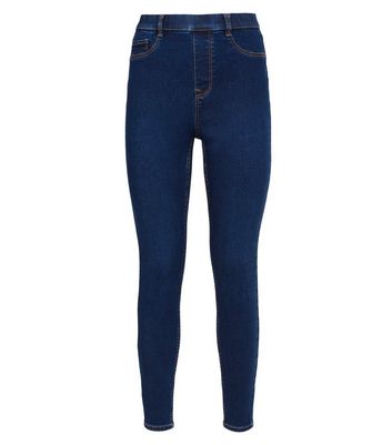 Image of Blue 'Lift & Shape' Emilee Jeggings New Look