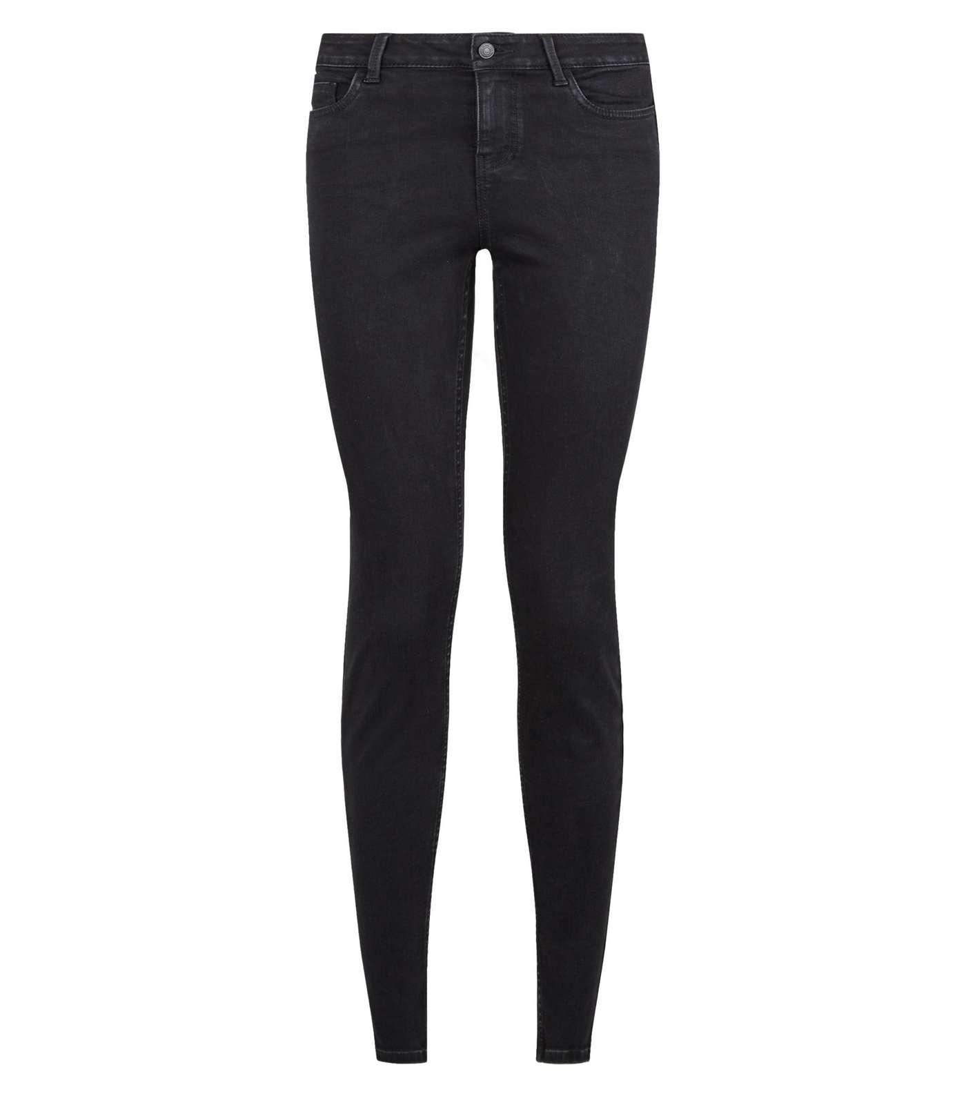 Black 'Lift & Shape' Jenna Skinny Jeans Image 4