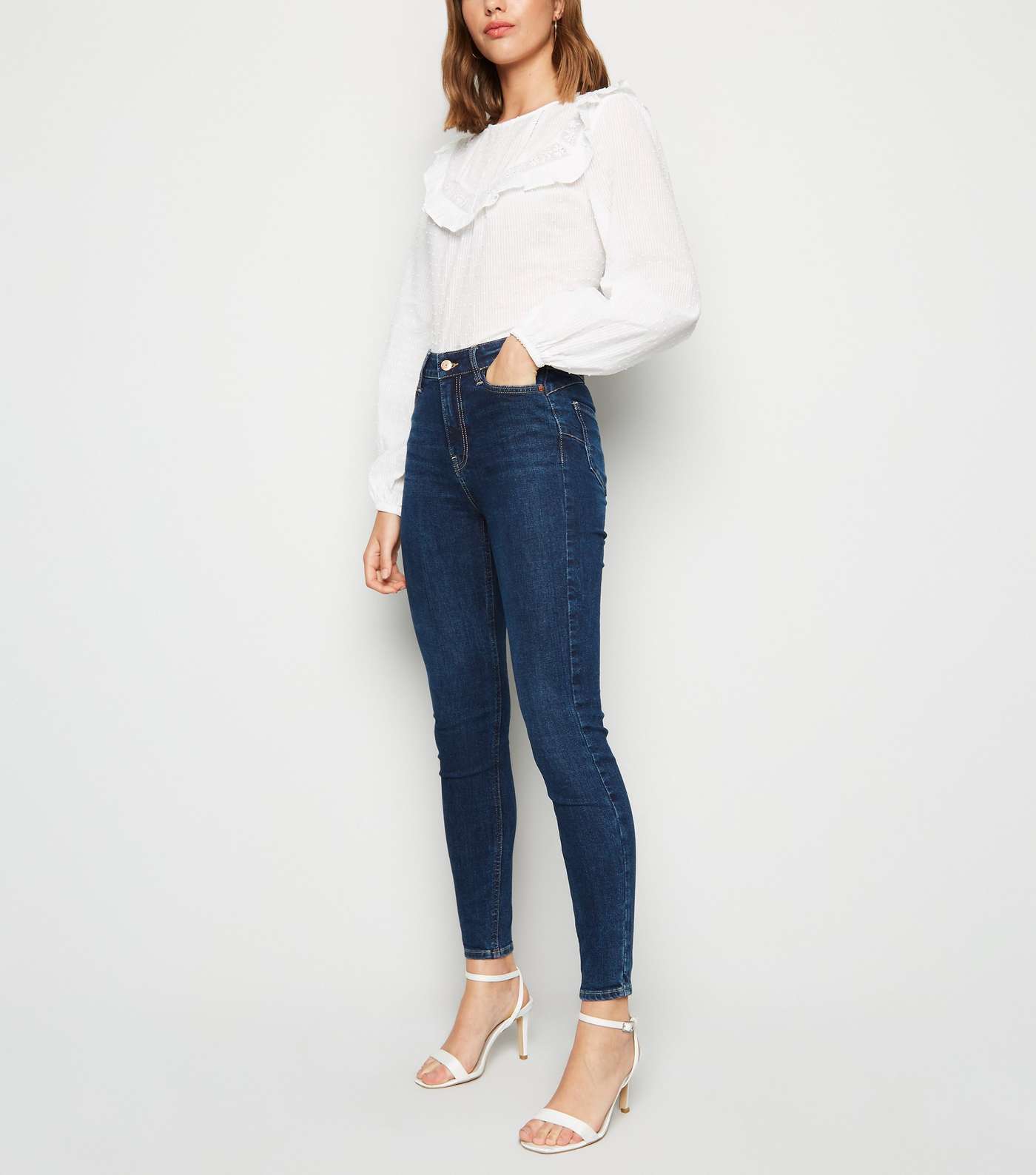 Blue Rinse Wash 'Lift & Shape' Jenna Skinny Jeans