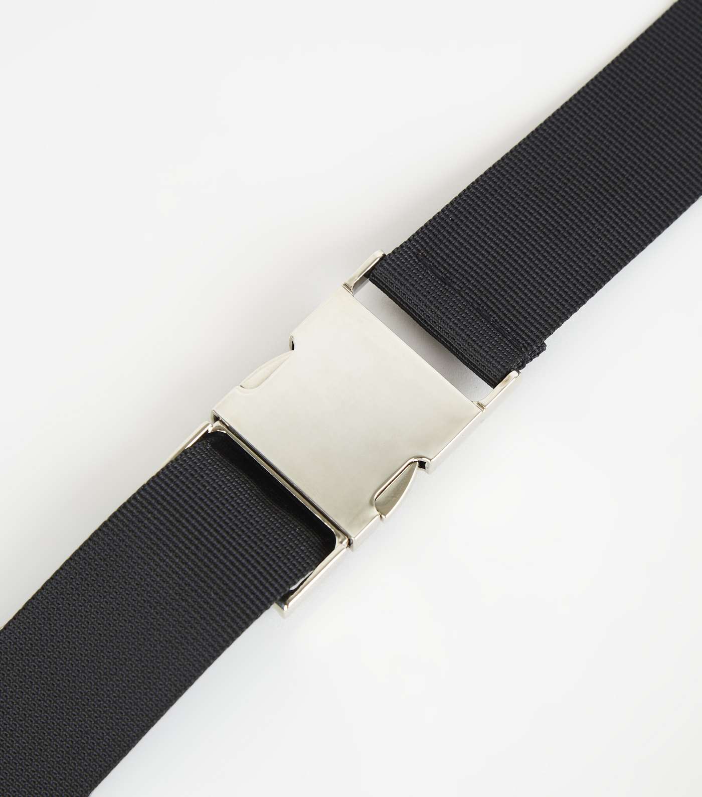 Black Seatbelt Buckle Belt Image 3