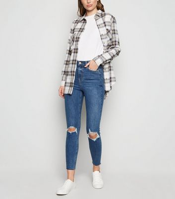 New look jenna skinny best sale ripped jeans