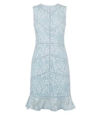 new look blue lace dress