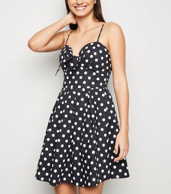 cameo rose polka dot dress