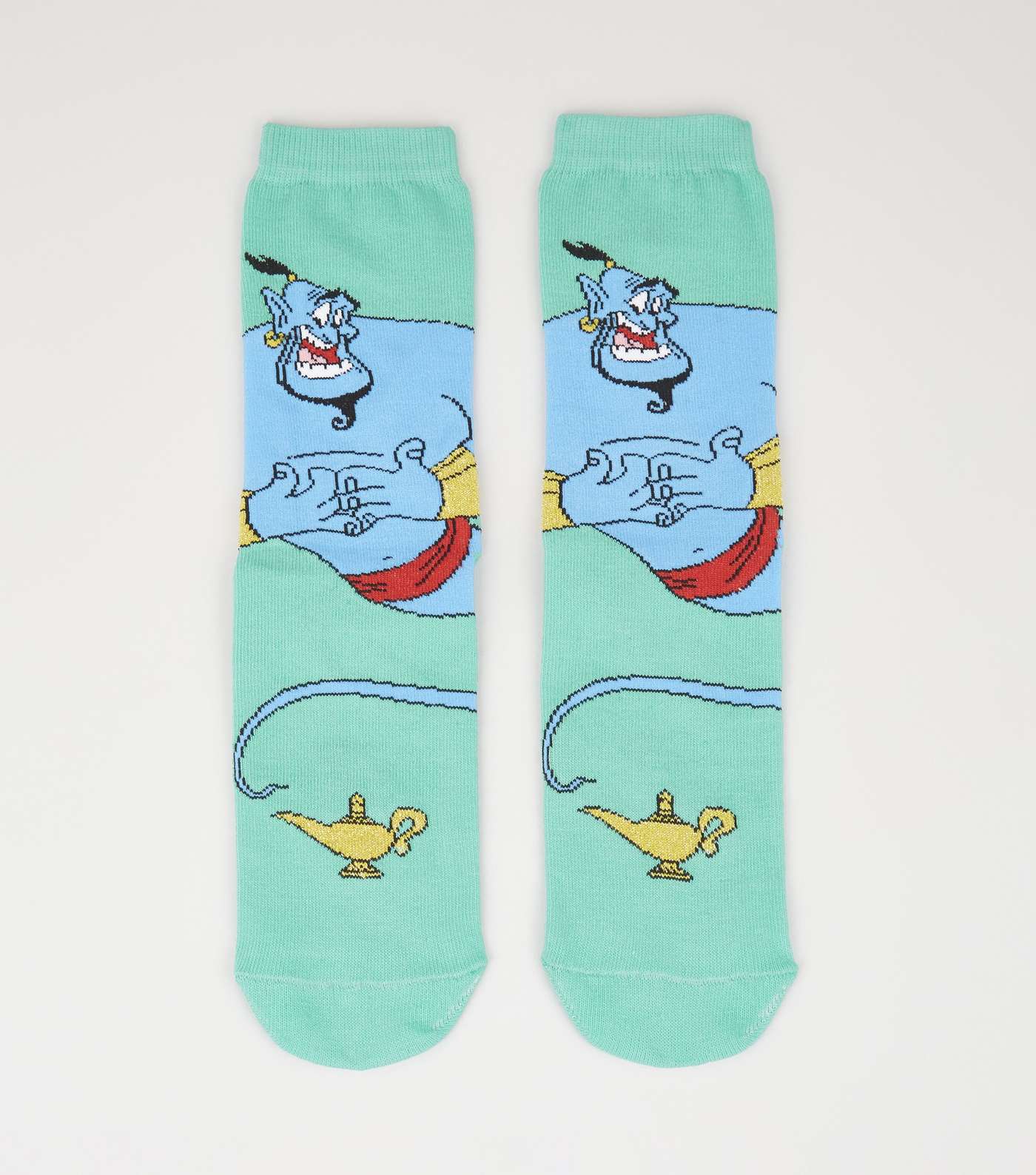 Mint Green Disney Aladdin Genie Socks