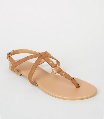 girls tan leather sandals