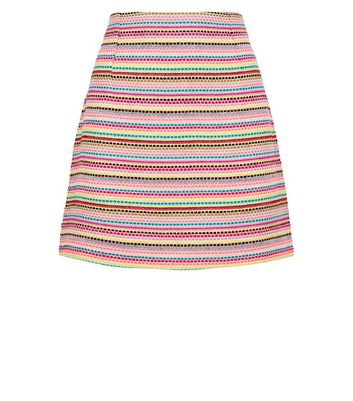 Pink Vanilla Multicoloured Woven Mini Skirt New Look shop for Pink Vanilla Multicoloured Woven Mini Skirt New Look at Shopo