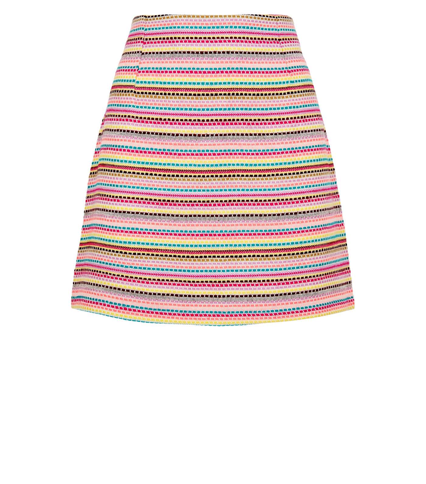 Pink Vanilla Multicoloured Woven Mini Skirt Image 4