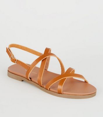 strappy footbed sandals