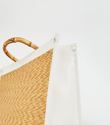 wicker bag new look