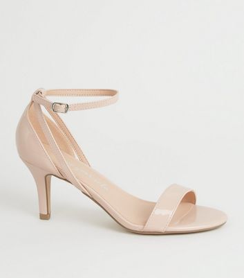 new look wide fit pink heels