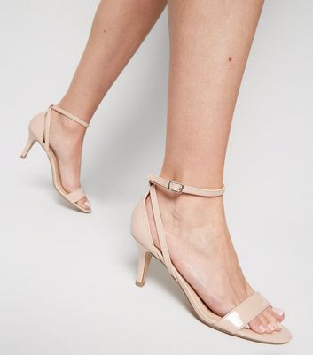 Pale pink 2025 barely there heels