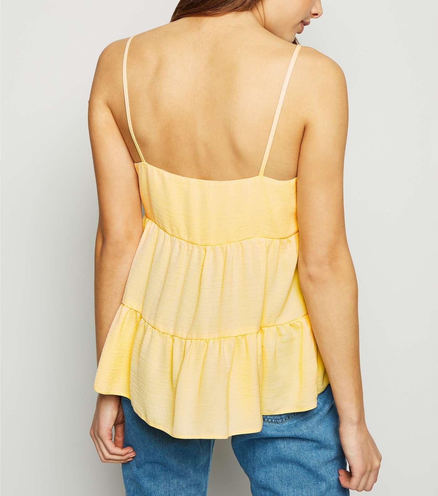 Pale Yellow Tiered Cami  Image 3