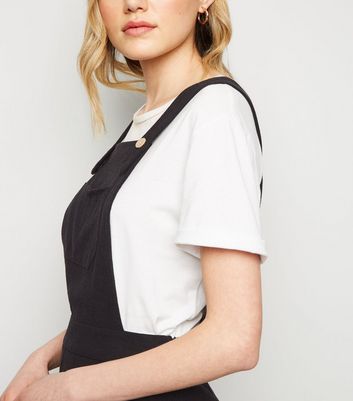 new look linen dungarees