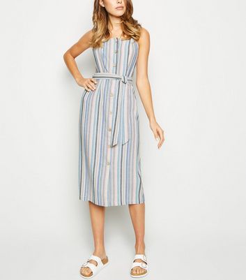 new look linen dress