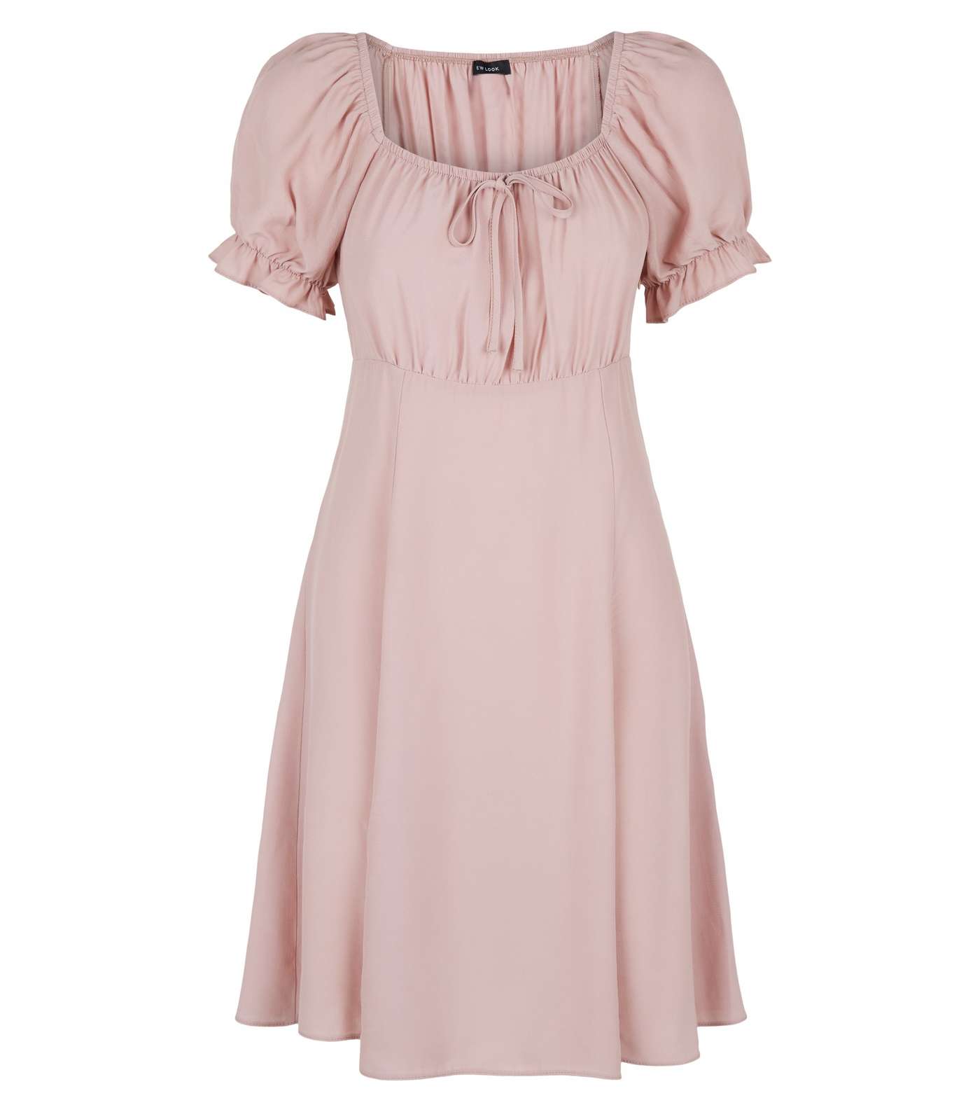 Pink Milkmaid Tea Dress Image 4