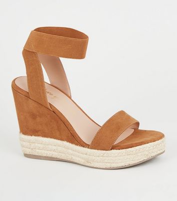 elastic strap espadrille