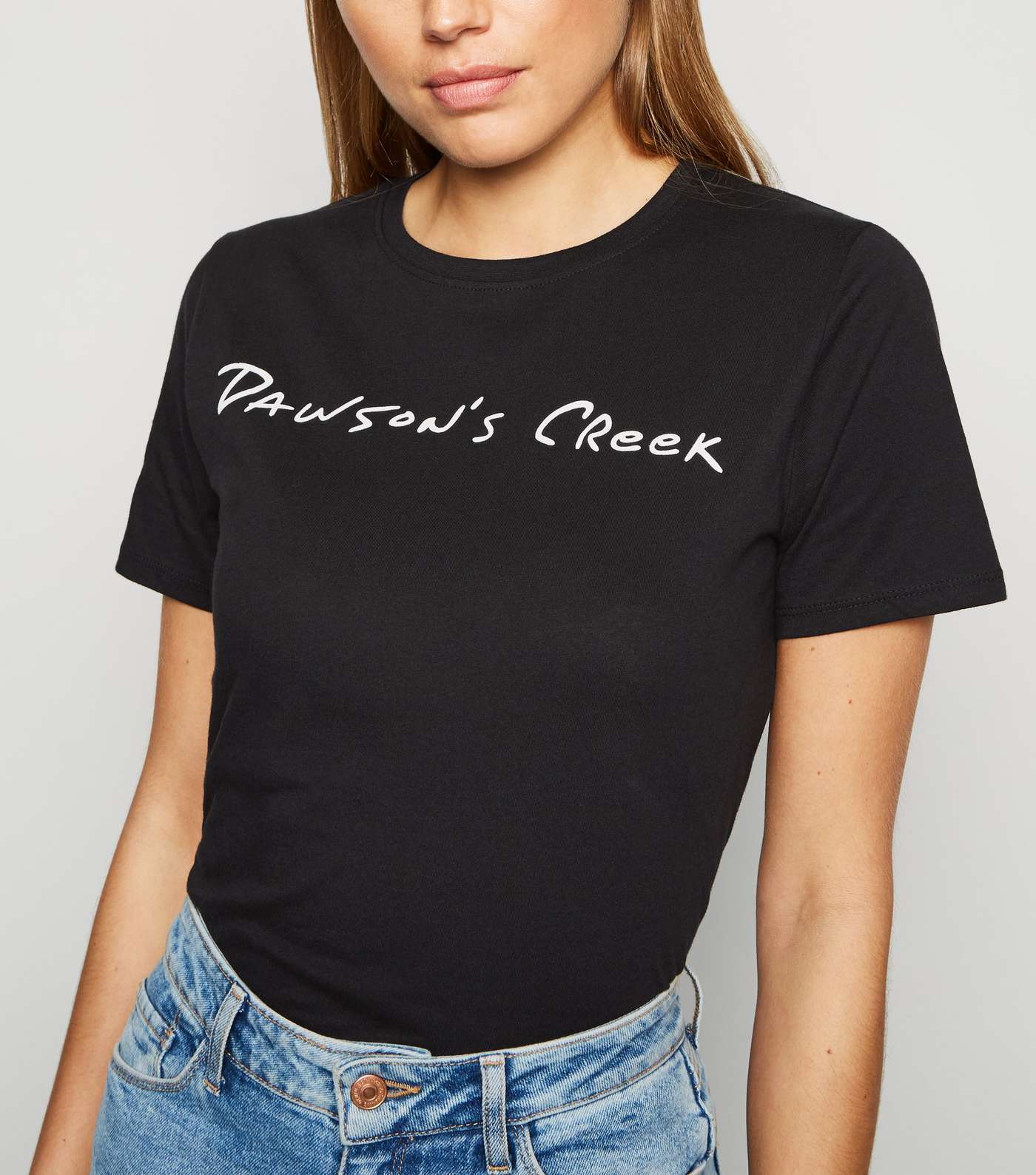 Black Dawson's Creek Slogan T-Shirt
