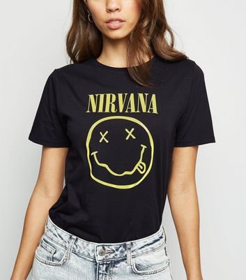 t shirt nirvana femme