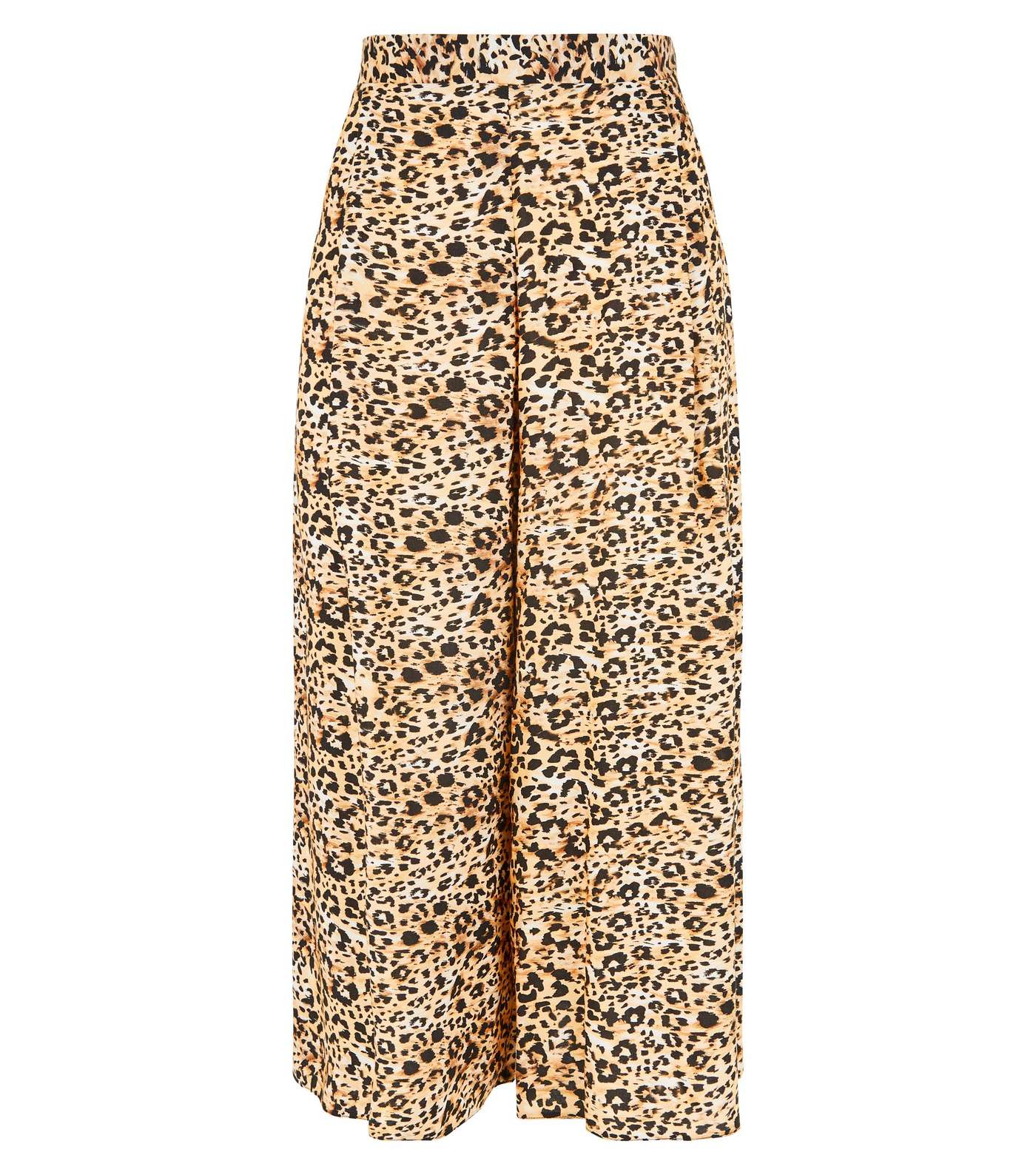 Petite Brown Leopard Print Crop Trousers Image 4
