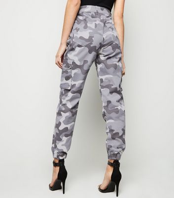 grey camo trousers womens