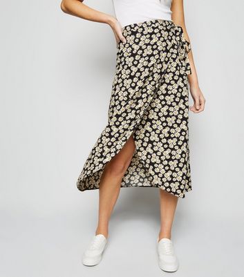 new look daisy midi skirt