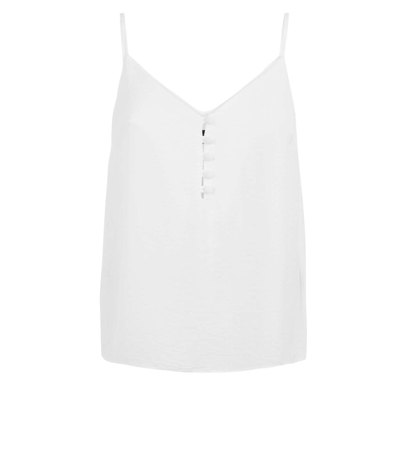 Petite Off White Button Up Cami Image 4