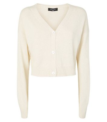 new look cream cardigan