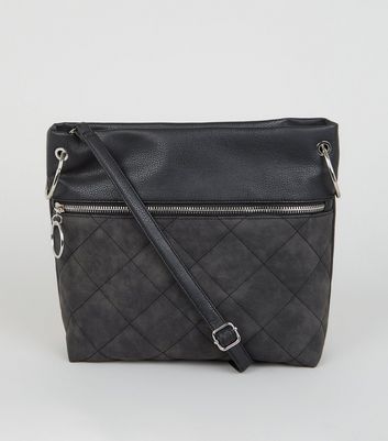 new look black cross body bag