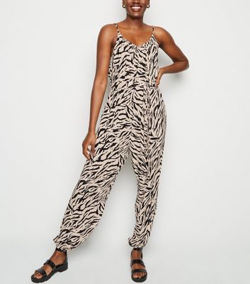 tiger print jumpsuit