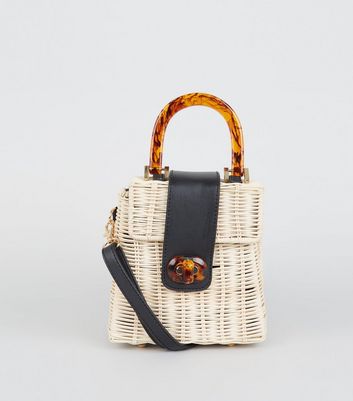 new look wicker bag