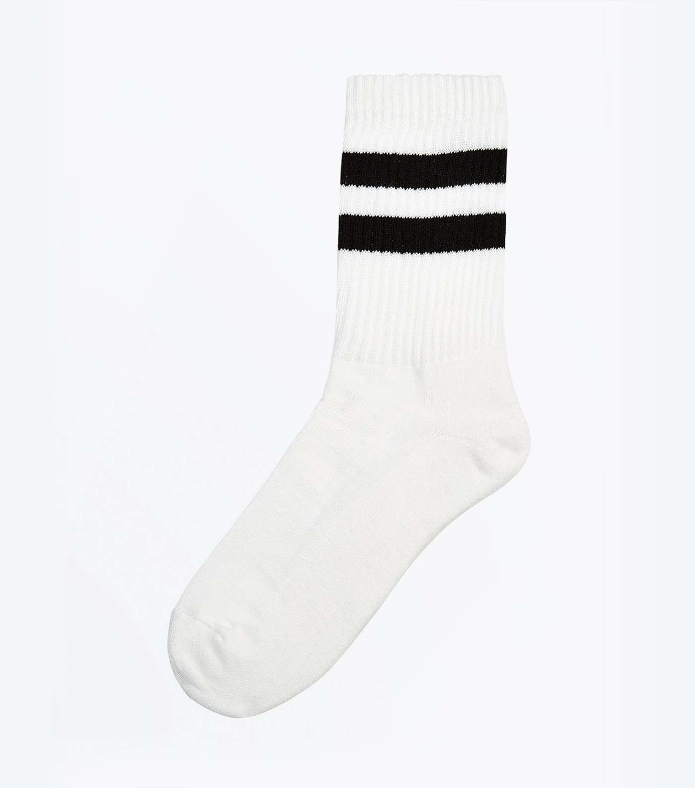 White Stripe Sports Socks