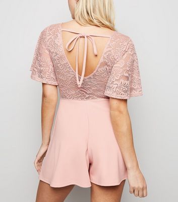pale pink playsuit