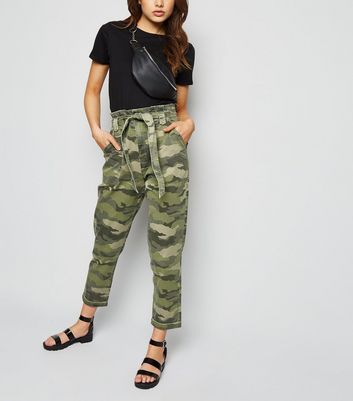 camo trousers womens new look