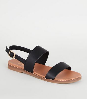 new look footbed sandals