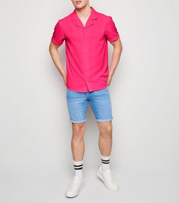 bright pink shirt mens