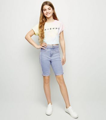 new look girls denim shorts