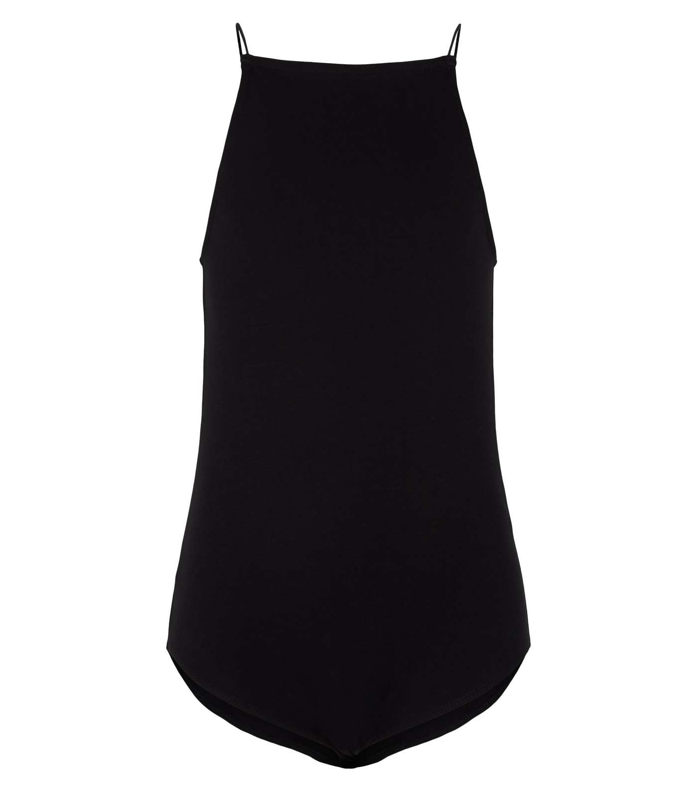 Girls Black Cami Bodysuit Image 4