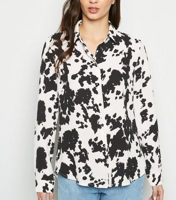 cow print shirt womens